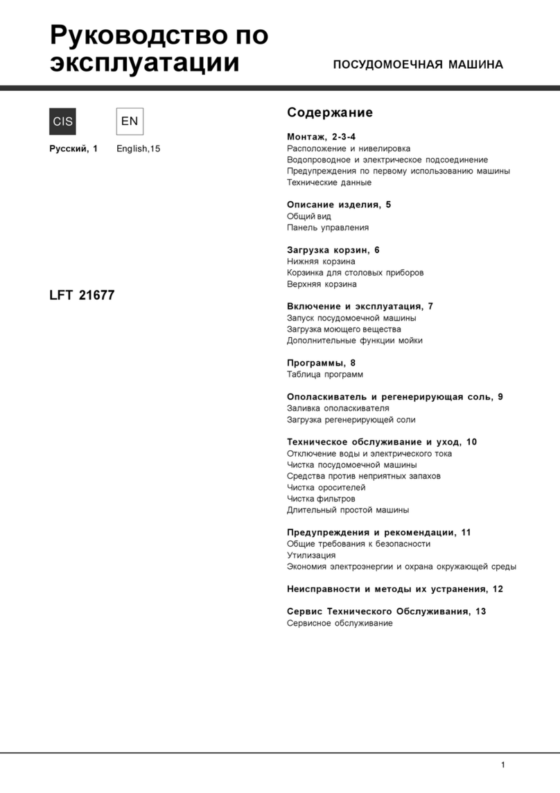 Indesit LFT 21677 User manual