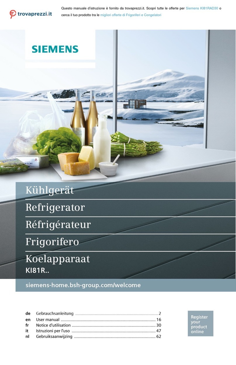 Siemens KI81RAD30 User manual