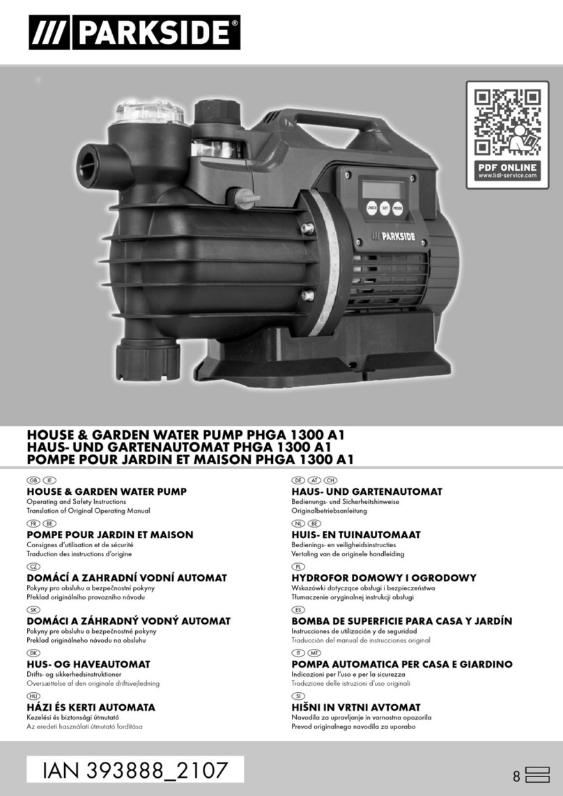 Parkside PHGA 1300 A1 Quick guide