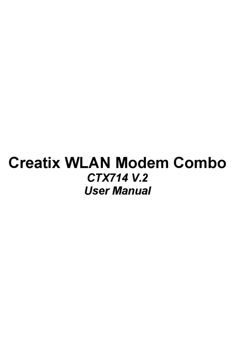 Creatix CTX714 User manual