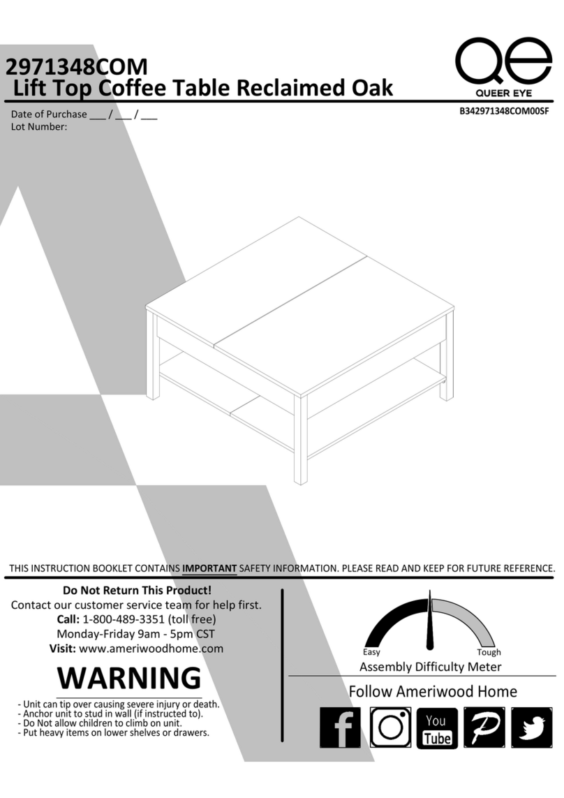 Ameriwood HOME Queer Eye 2971348COM User manual