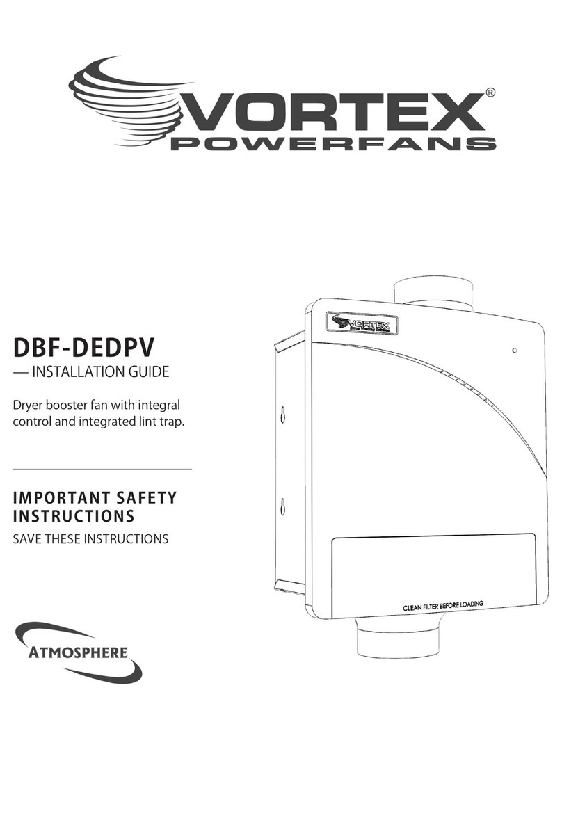 Vortex DBF-DEDPV User manual