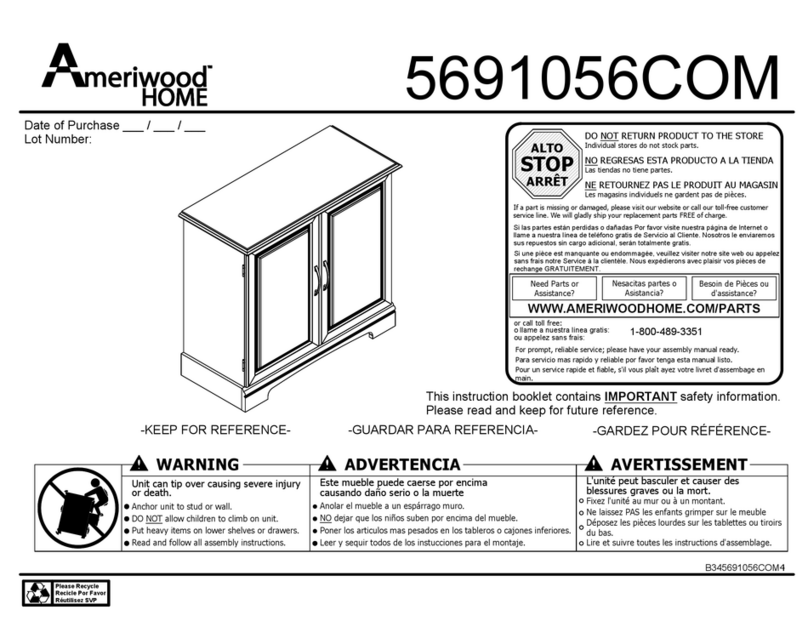 Ameriwood HOME 5691056COM User manual Ameriwood HOME 5691056COM User manual