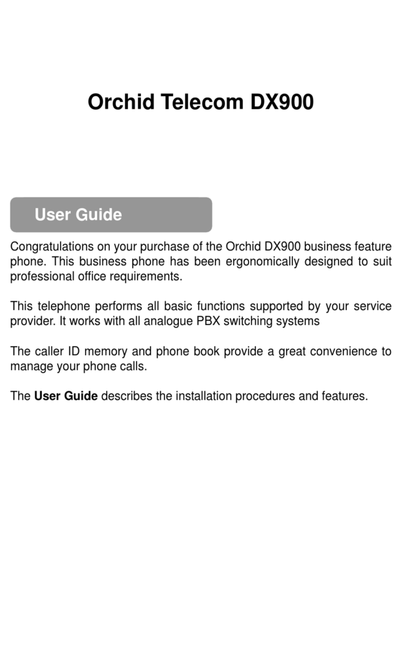 Orchid Telecom DX900 User manual