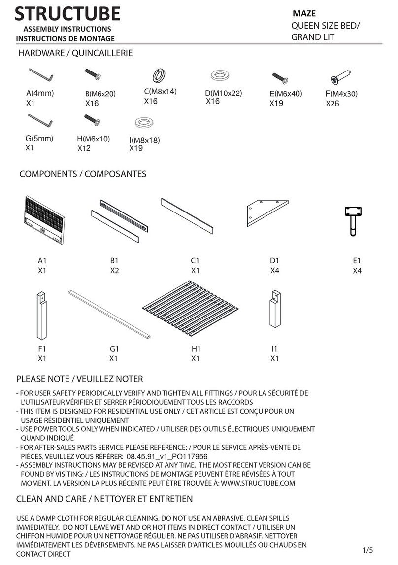 STRUCTUBE MAZE User manual