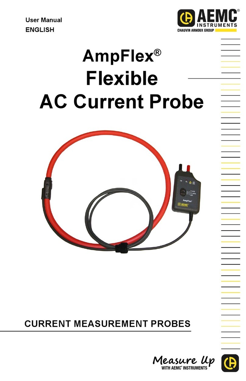AEMC instruments AmpFlex User manual