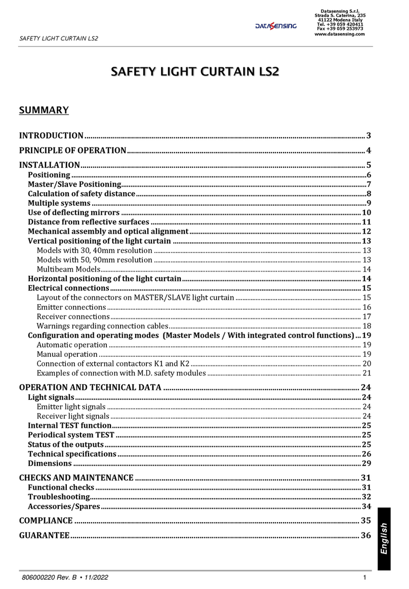 Datasensing LS2 User manual