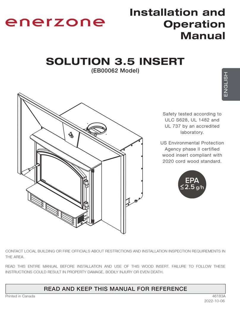 Enerzone SOLUTION 3.5 INSERT User manual