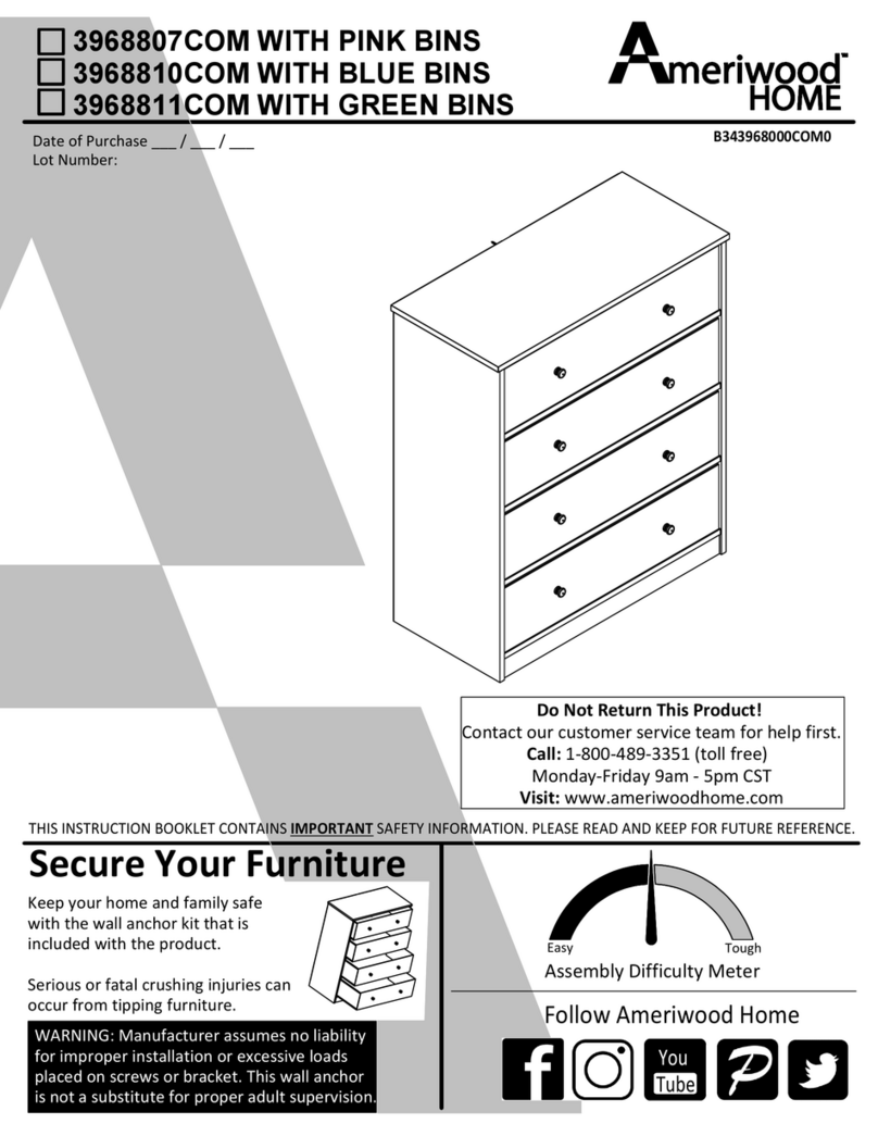 Ameriwood HOME 3968807COM User manual
