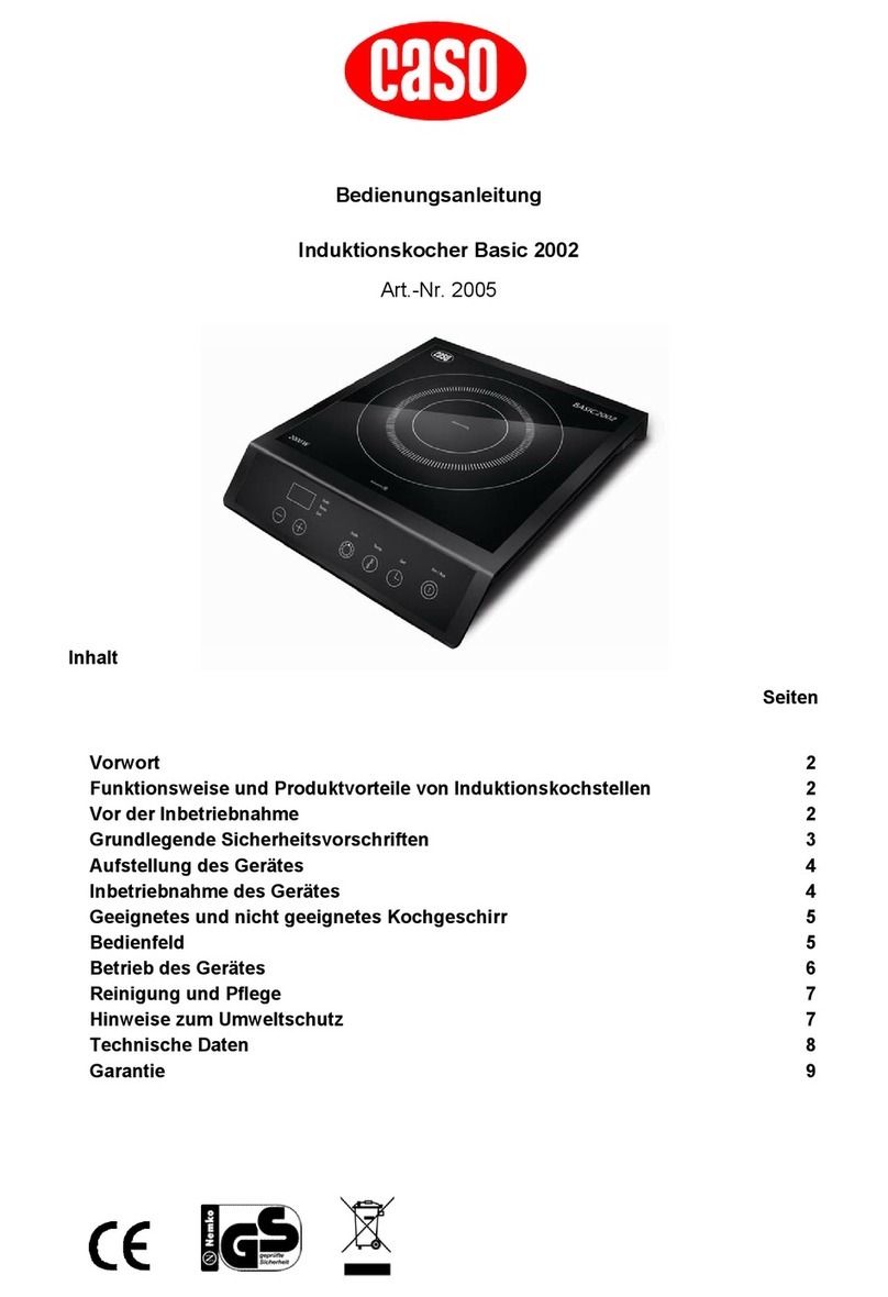 Caso Basic 2002 User manual