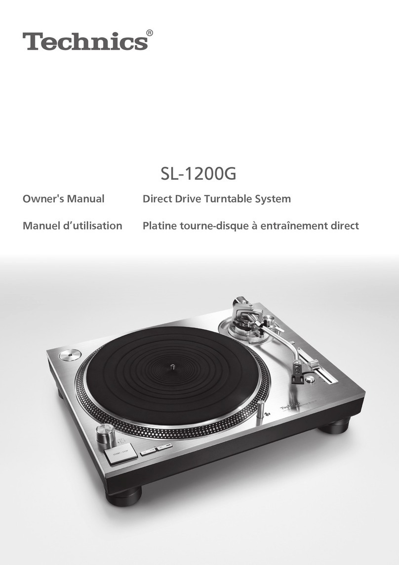 Technics SL-1200G-S User manual