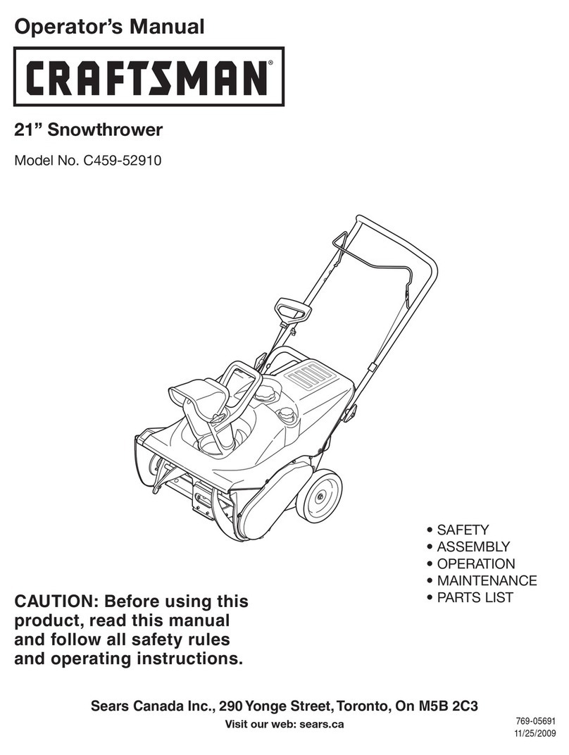 Craftsman C459-52910 User manual