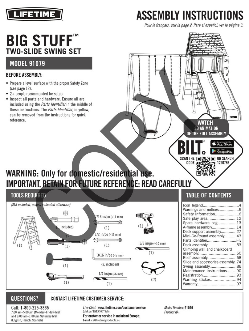 Lifetime BIG STUFF 91079 User manual