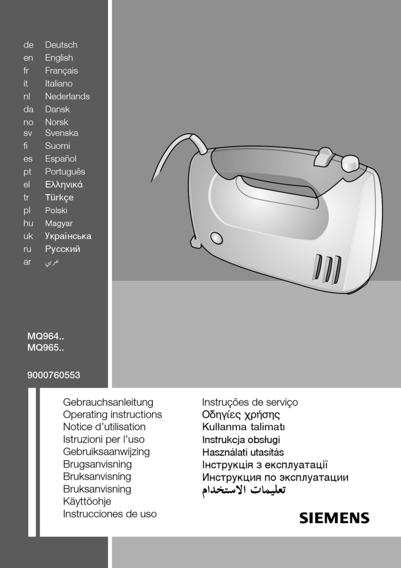 Bosch MQ964 Series User manual