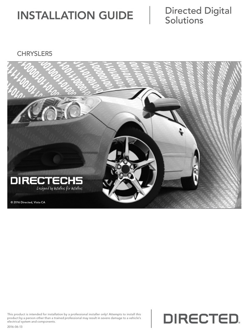 Directed CHRYSLER5 User manual