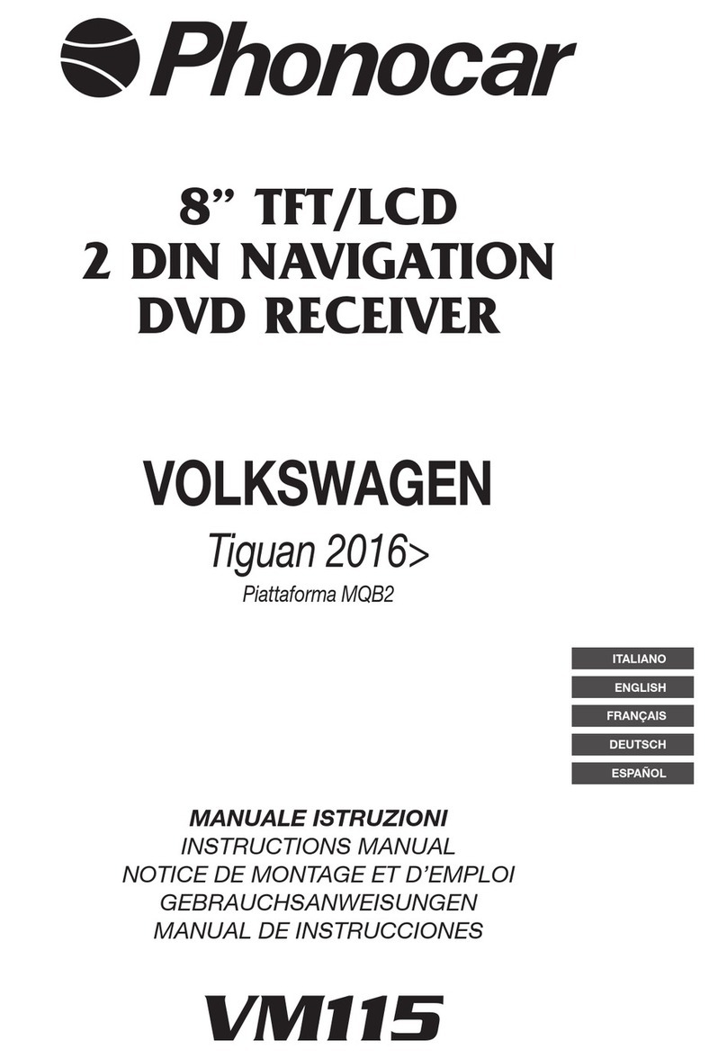 Phonocar VM115 User manual