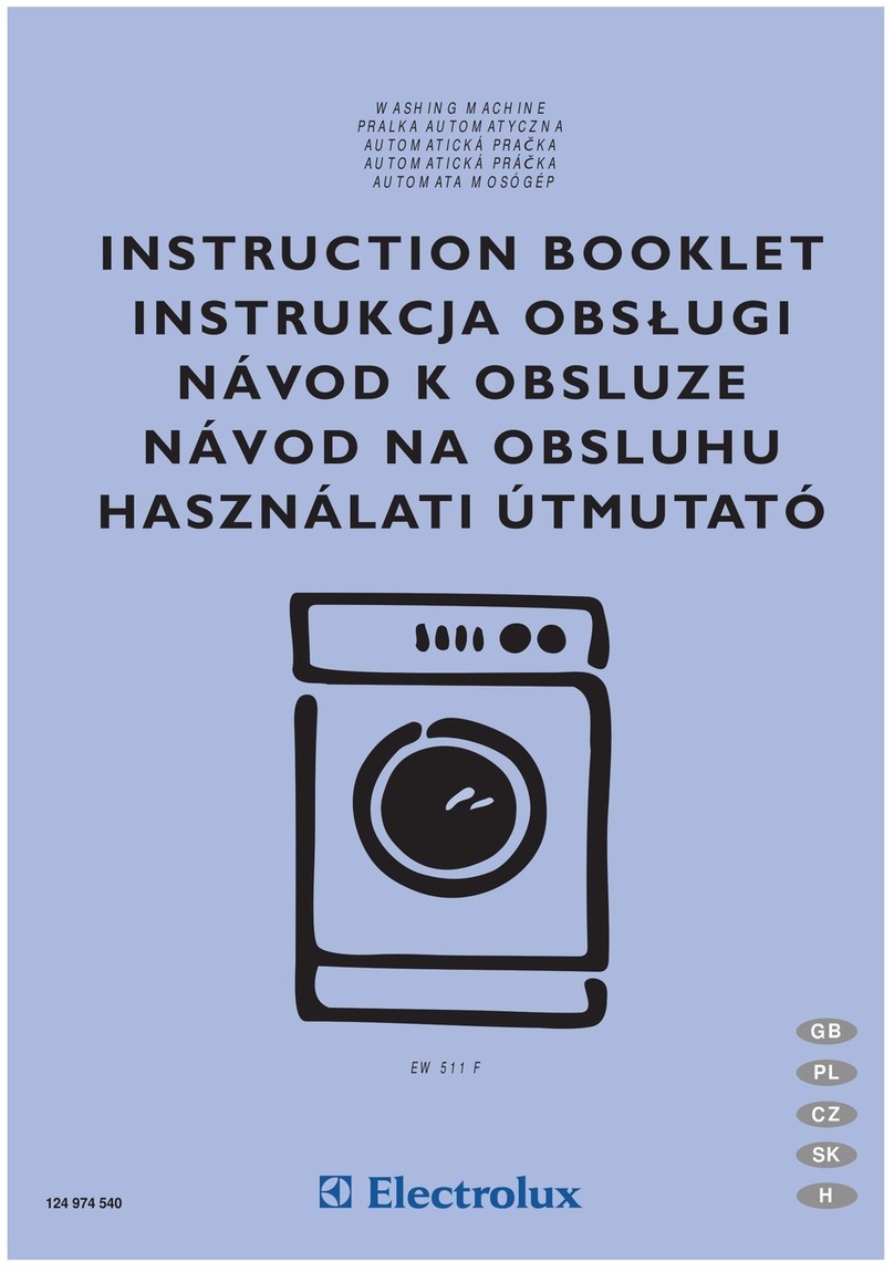 Electrolux EW 511 F User manual