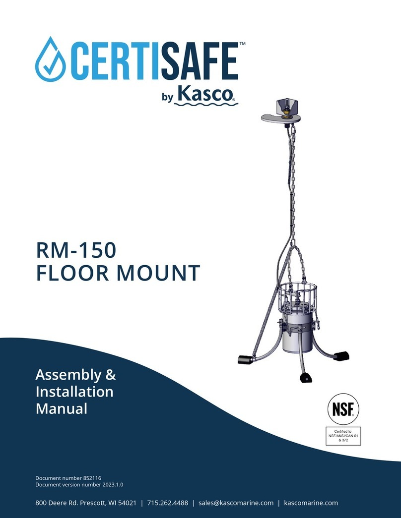 Kasco CERTISAFE RM-150 User manual Kasco CERTISAFE RM-150 User manual