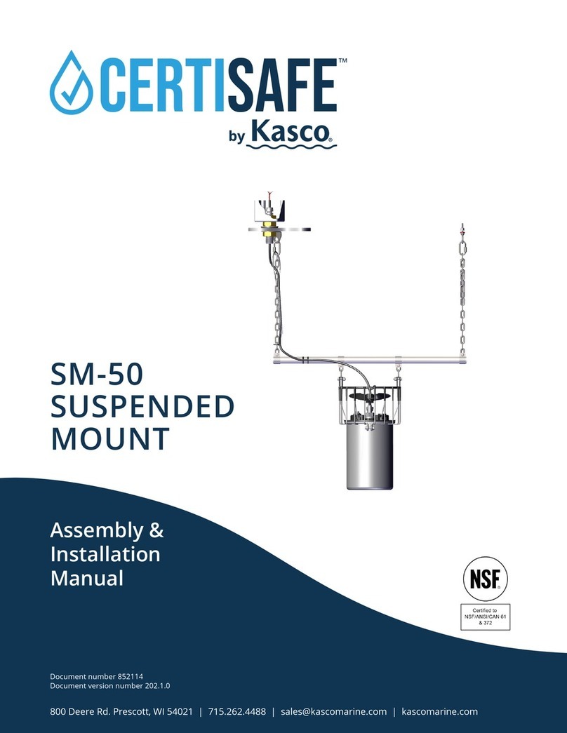 Kasco CERTISAFE SM-50 User manual Kasco CERTISAFE SM-50 User manual