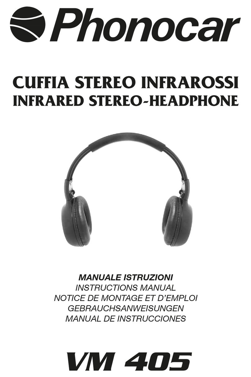Phonocar VM 405 User manual