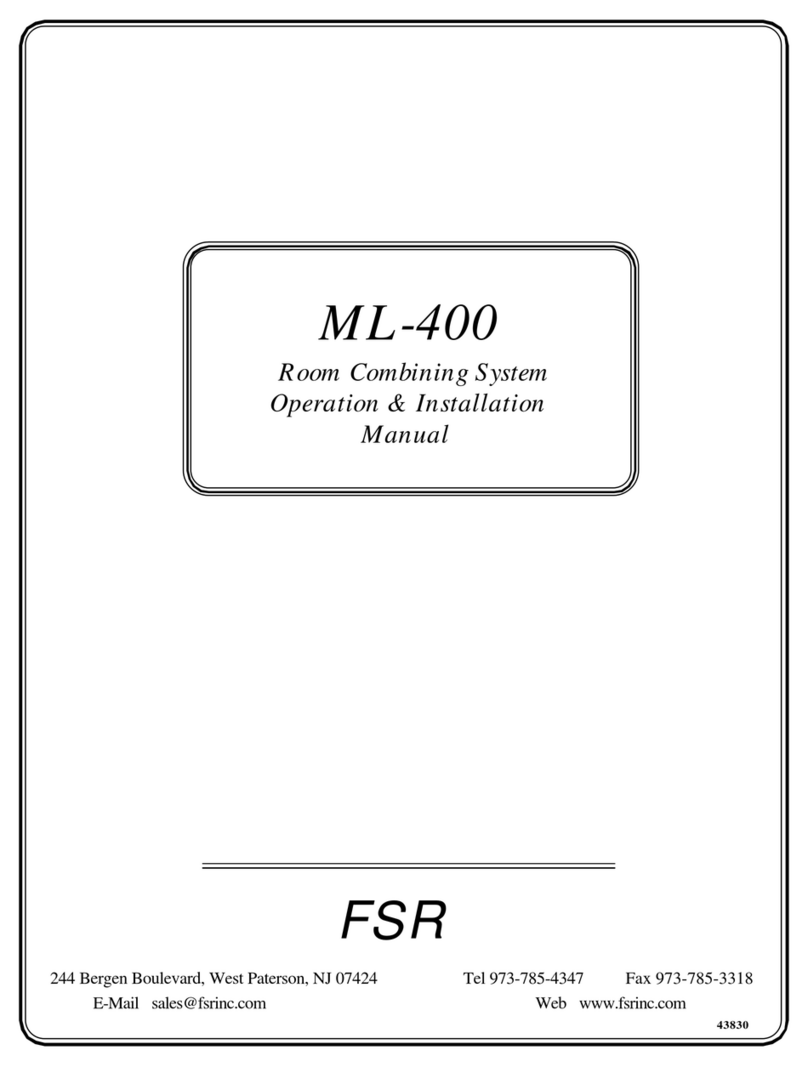 FSR ML-400 User manual