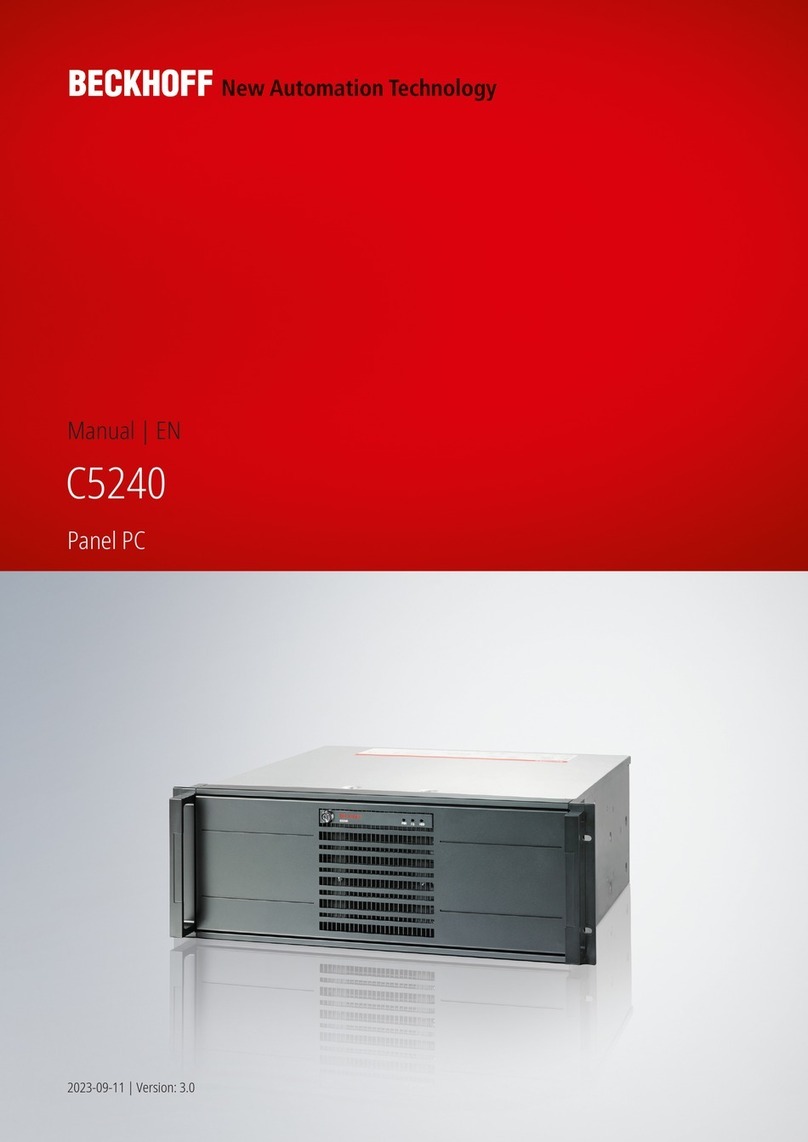 Beckhoff C5240 User manual