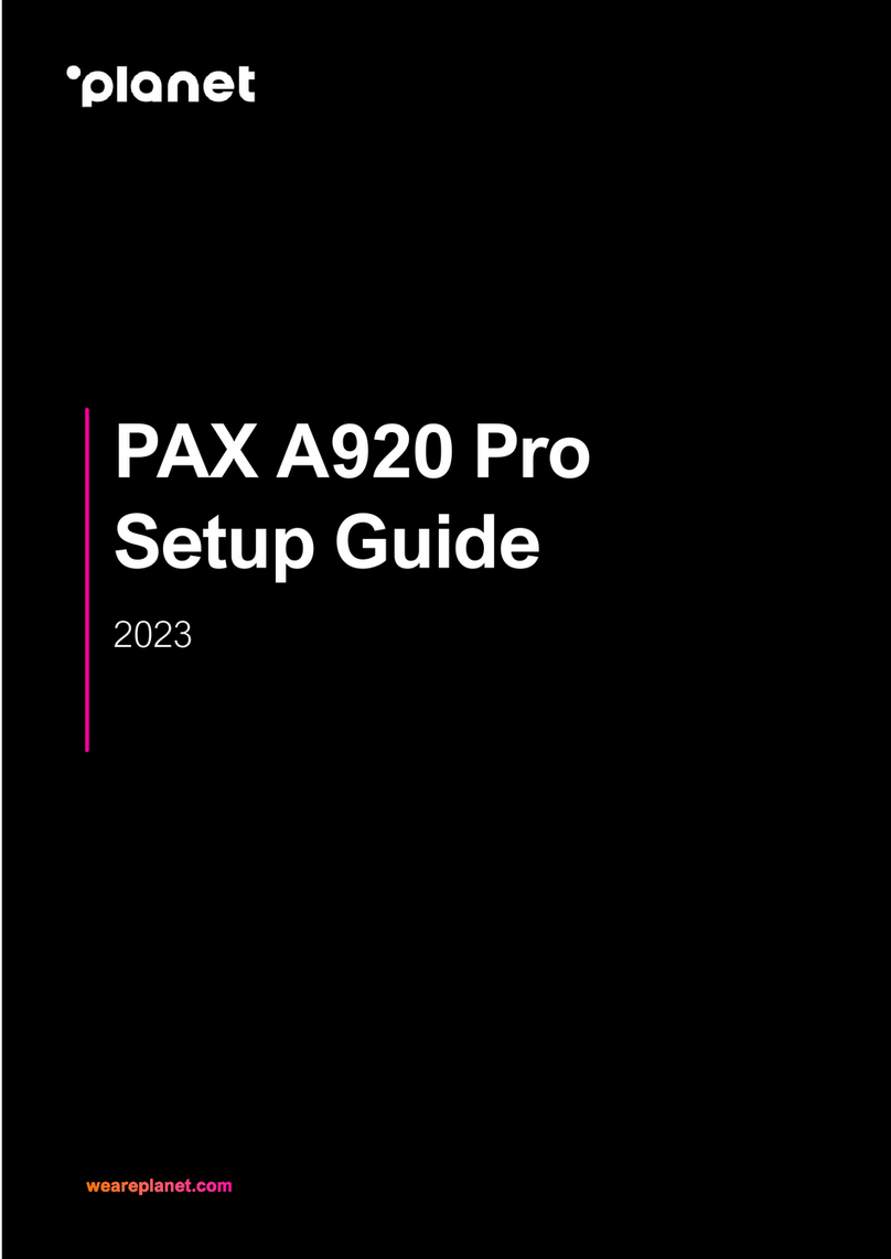 Planet PAX A920 Pro User manual