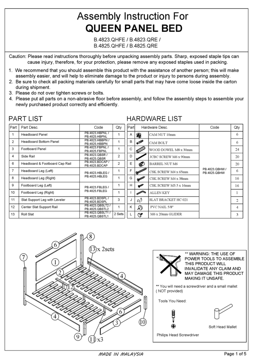 Elements International B.4823.QHFE User manual Elements International B.4823.QHFE User manual