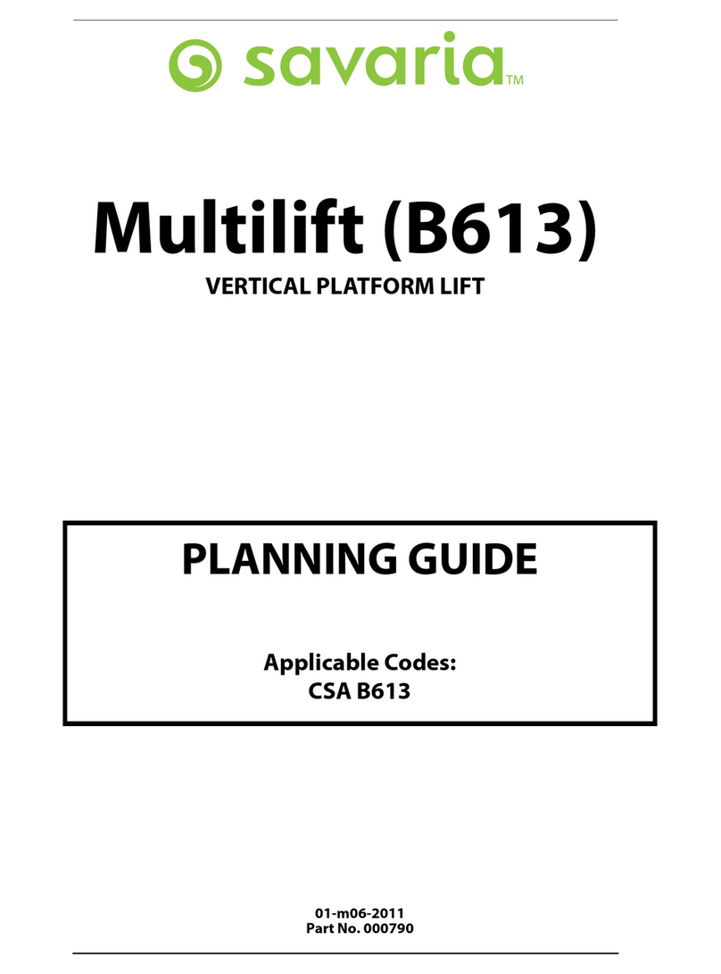 Savaria Multilift Technical manual