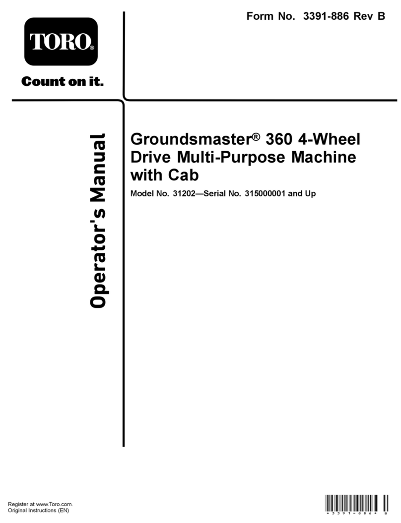 Toro Groundsmaster 360 User manual Toro Groundsmaster 360 User manual