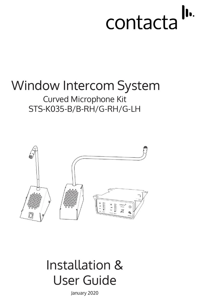 Contacta STS-K035-B Operation manual