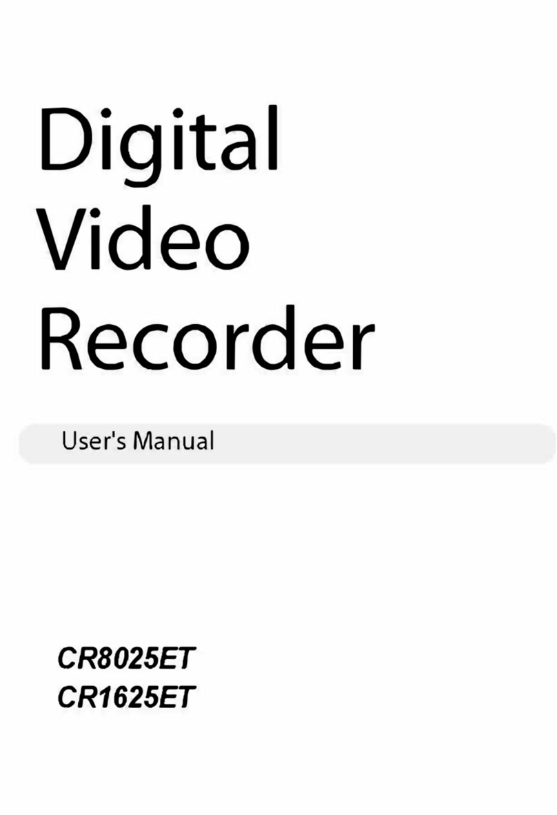 Costar Video Systems CR8025ET User manual