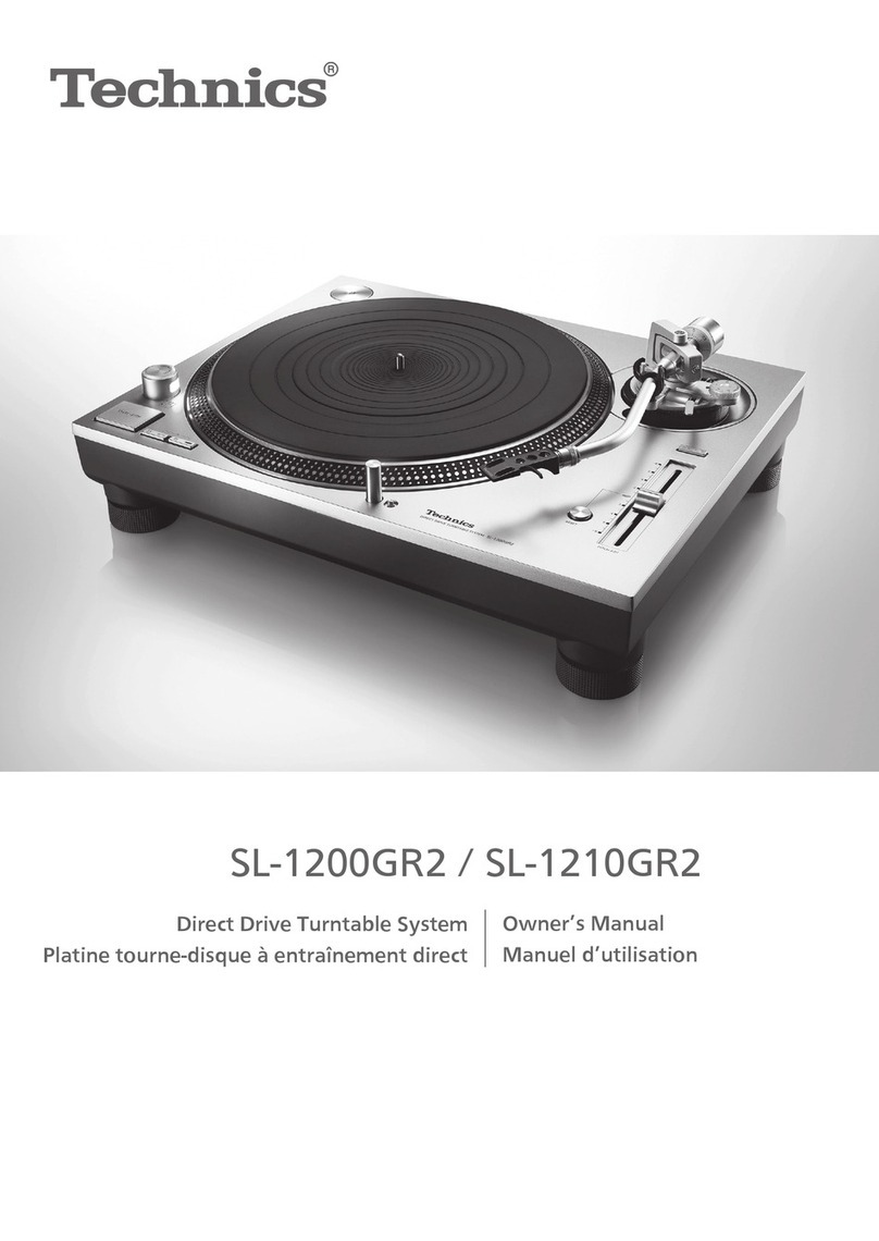 Technic SL-1200GR2 User manual