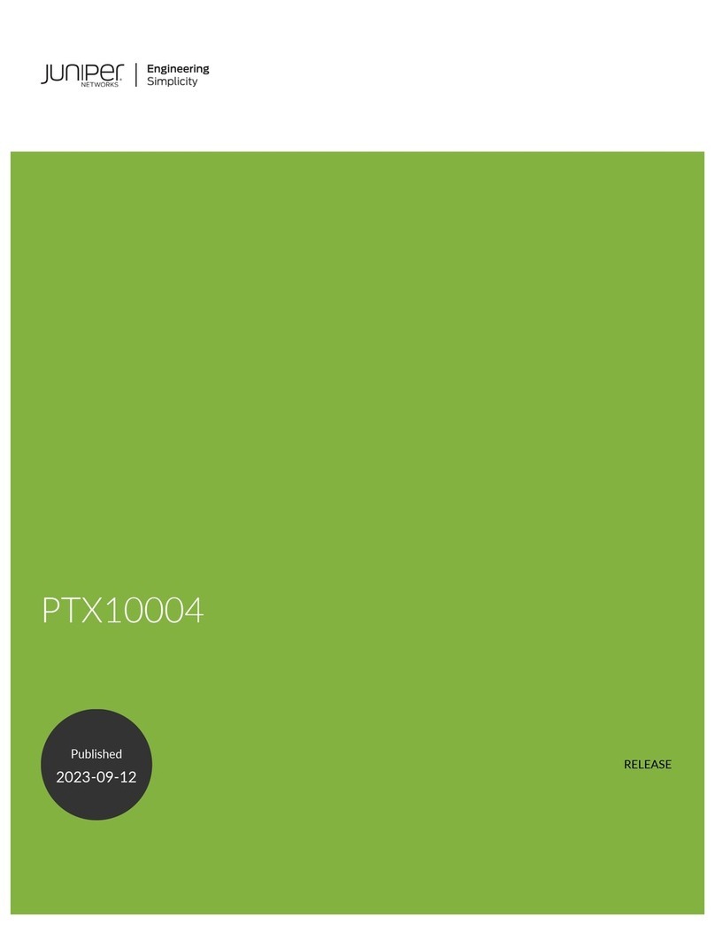 Juniper PTX10004 User manual
