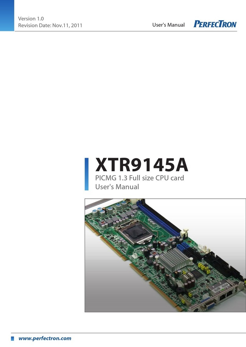 PerfecTron XTR9145A User manual PerfecTron XTR9145A User manual