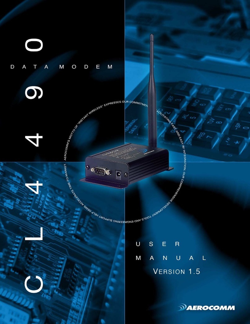 AeroComm CL4490 User manual
