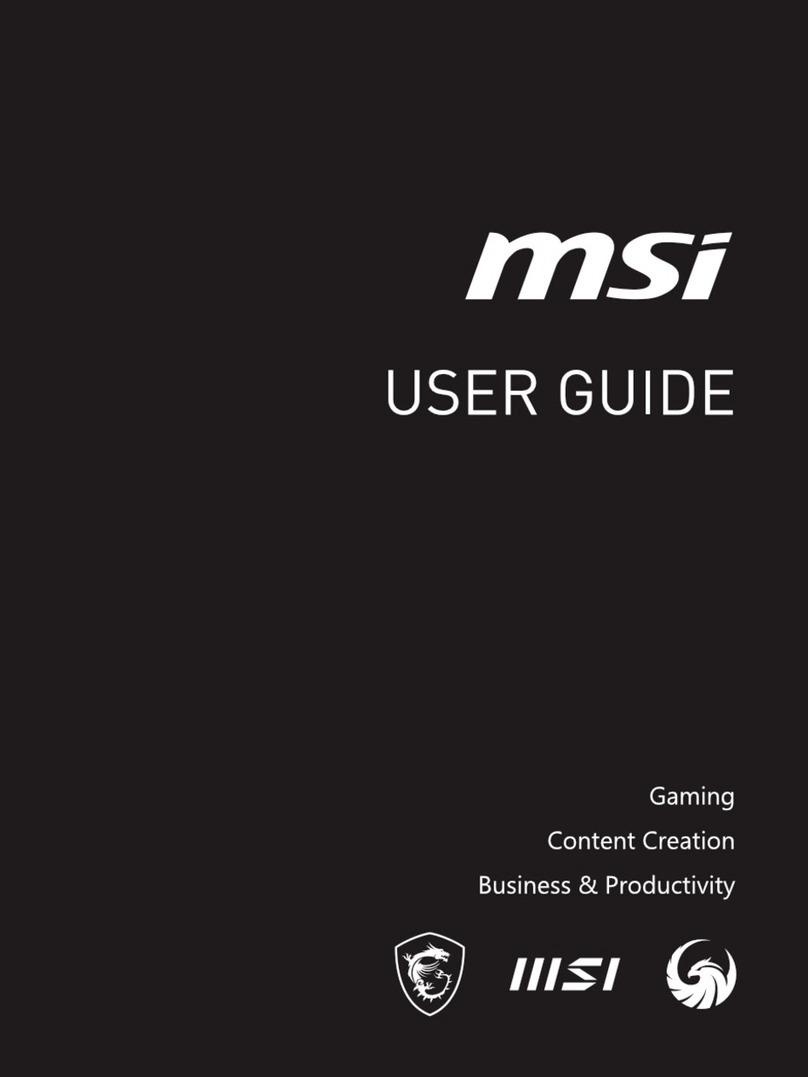 MSI GE68HX User manual