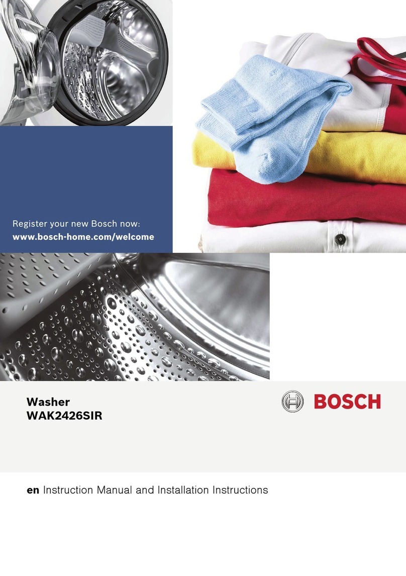 Bosch WAK2426SIR Specification sheet