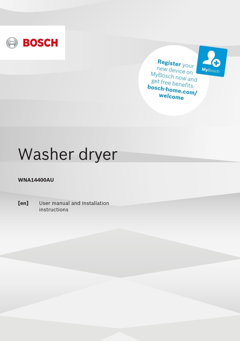Bosch WNA14400AU User manual