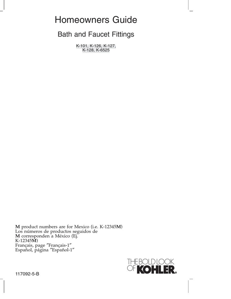 Kohler K-101 User manual Kohler K-101 User manual