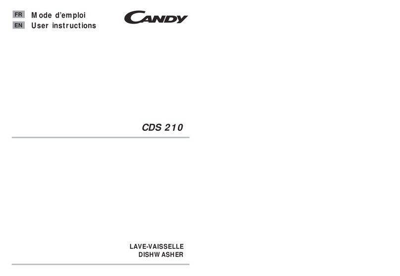 Candy CDS 210 User manual