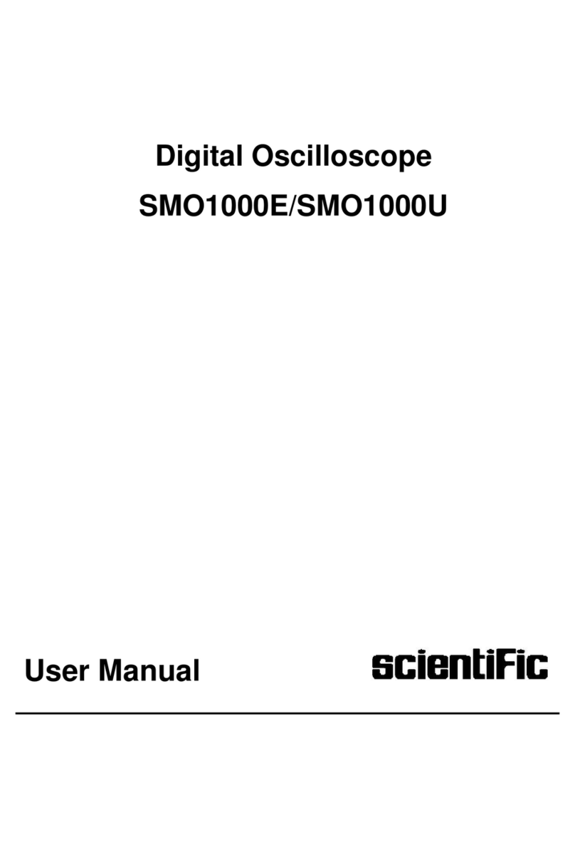 Scientific SMO1000U User manual