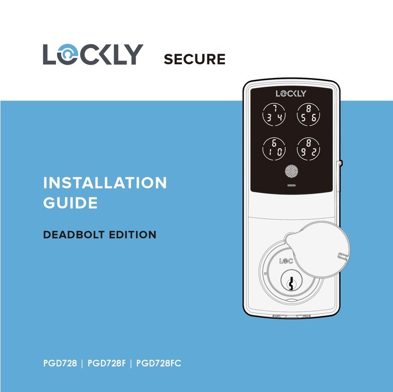 Lockly PGD728F User manual