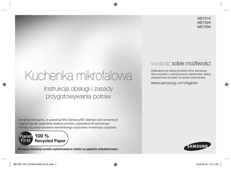 Samsung ME733K Manual