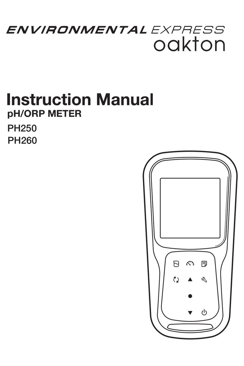 OAK Environmental Express PH250 User manual