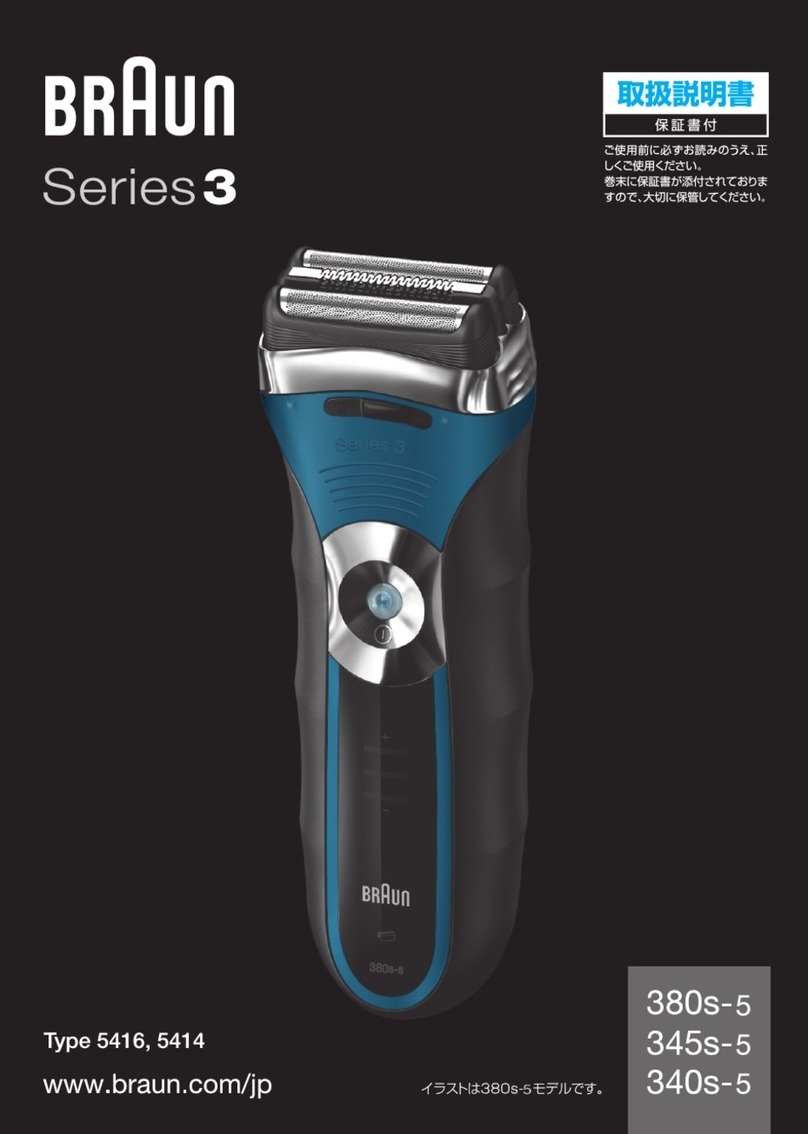 Braun 380S-5 User manual
