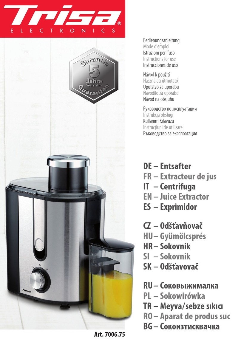 Trisa electronics 7006.75 User manual