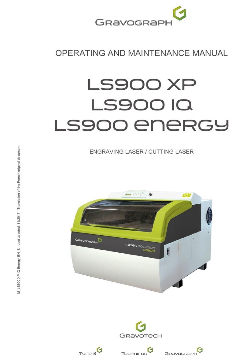 GRAVOGRAPH LS900 XP Operating instructions