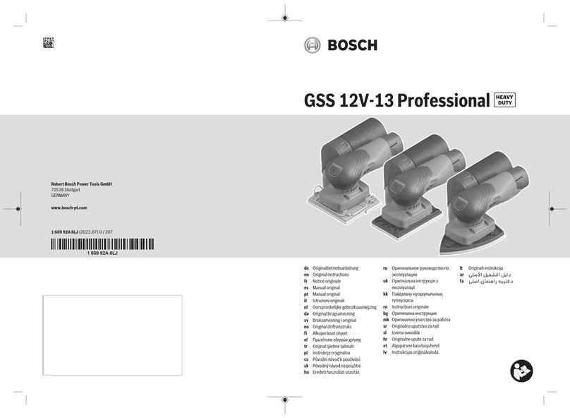 Bosch 06019L0001 User manual