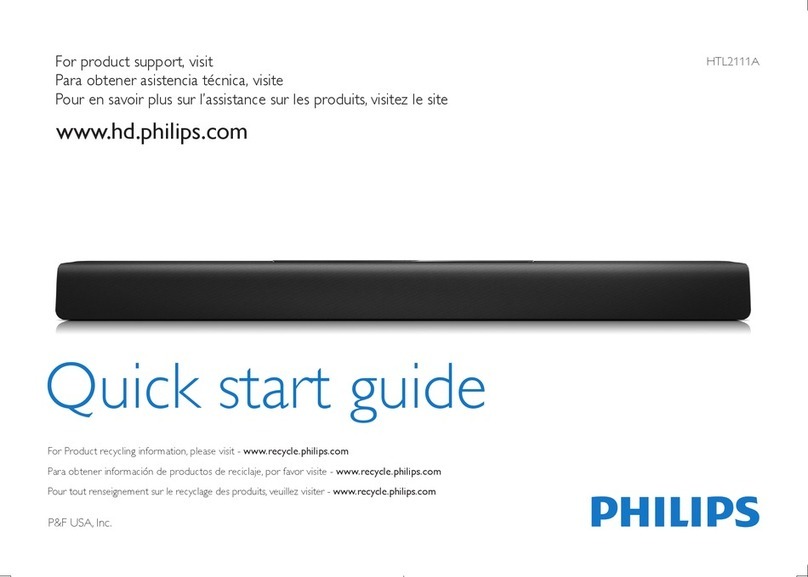 Philips HTL2111A User manual